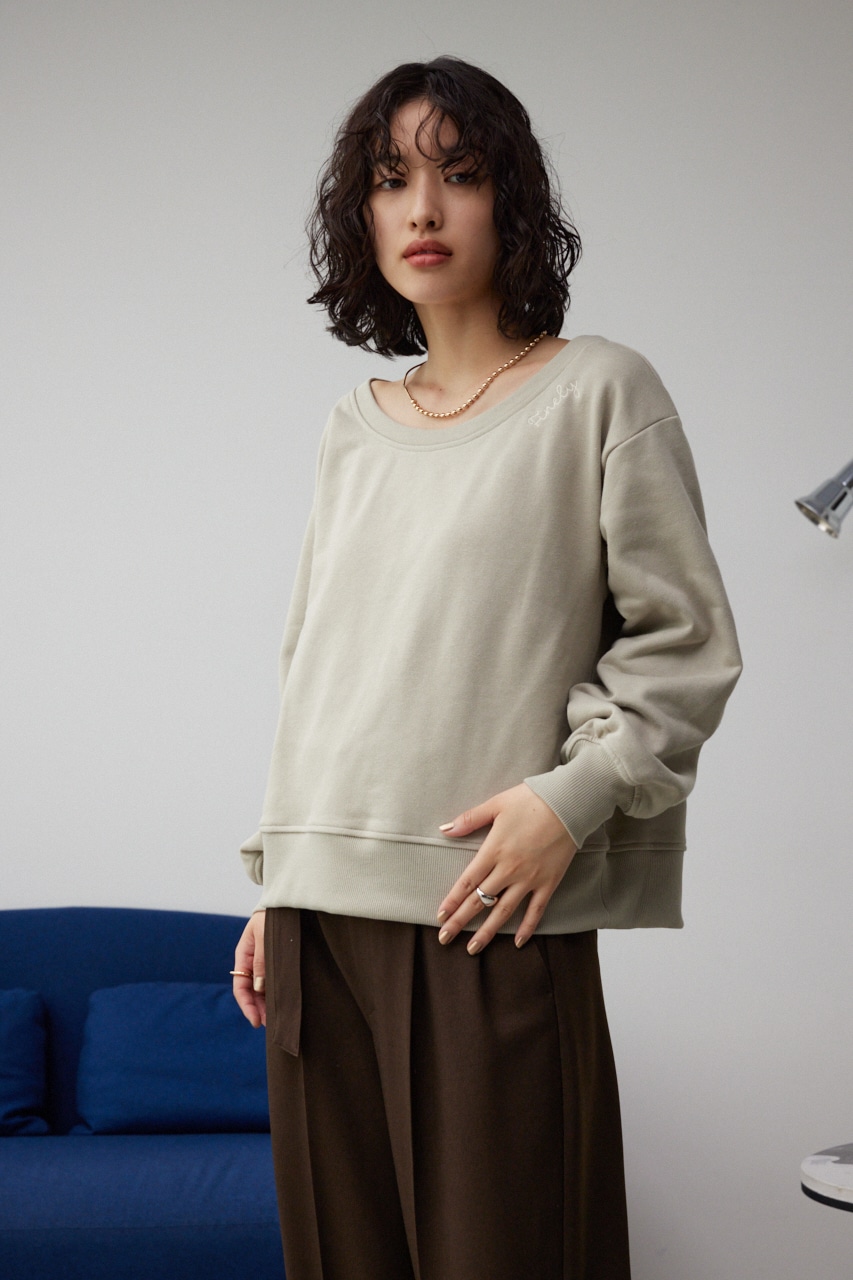 オフショルダーウラケトップス｜WOMEN｜250HAT90-506I｜AZUL BY MOUSSY