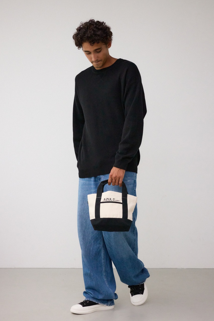 ロゴ刺繍ミニトートバック｜MEN｜251HAB55-396H｜AZUL BY MOUSSY