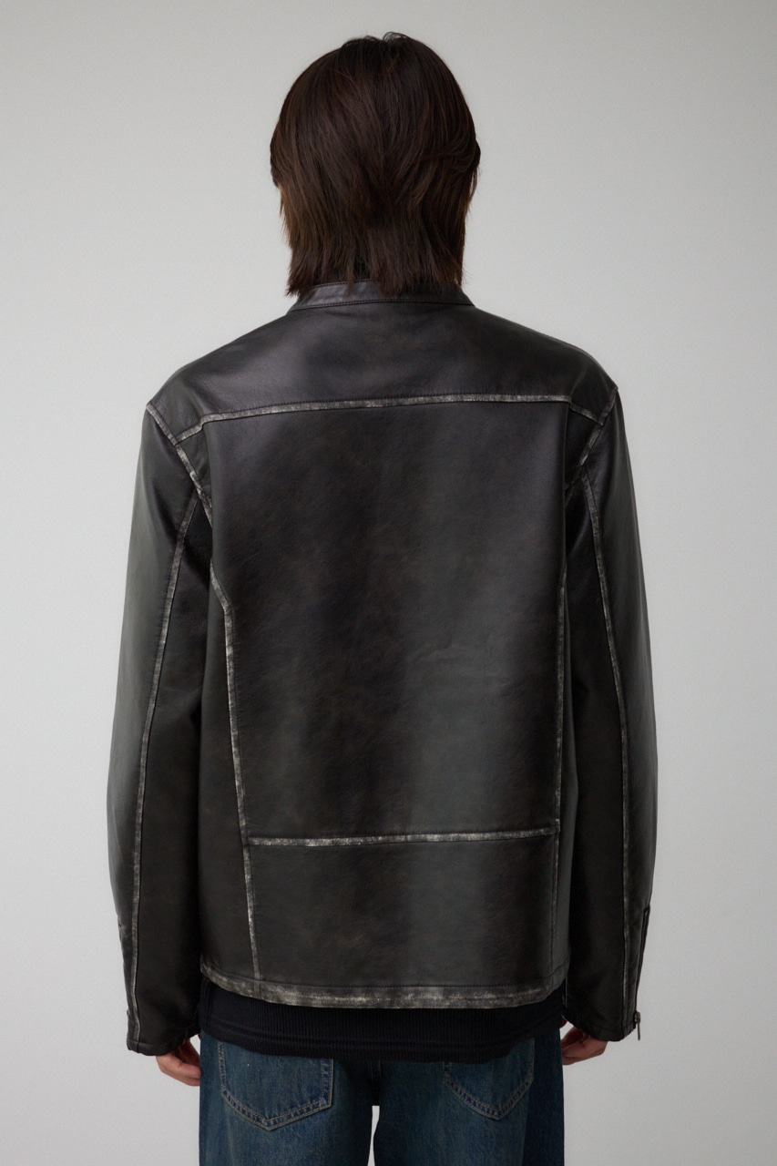 ヴィンテージフェイクレザーシングルライダース｜MEN｜251HAC30-033H