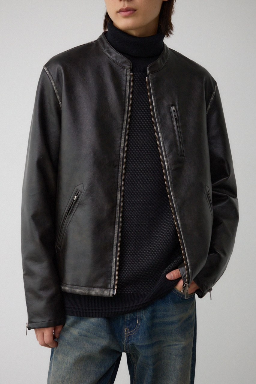ヴィンテージフェイクレザーシングルライダース｜MEN｜251HAC30-033H