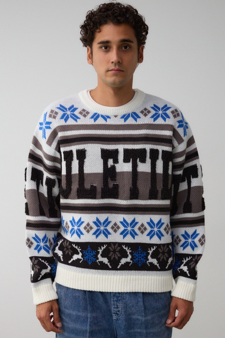 ノルディックアグリーニット｜MEN｜251HAT70-288I｜AZUL BY MOUSSY