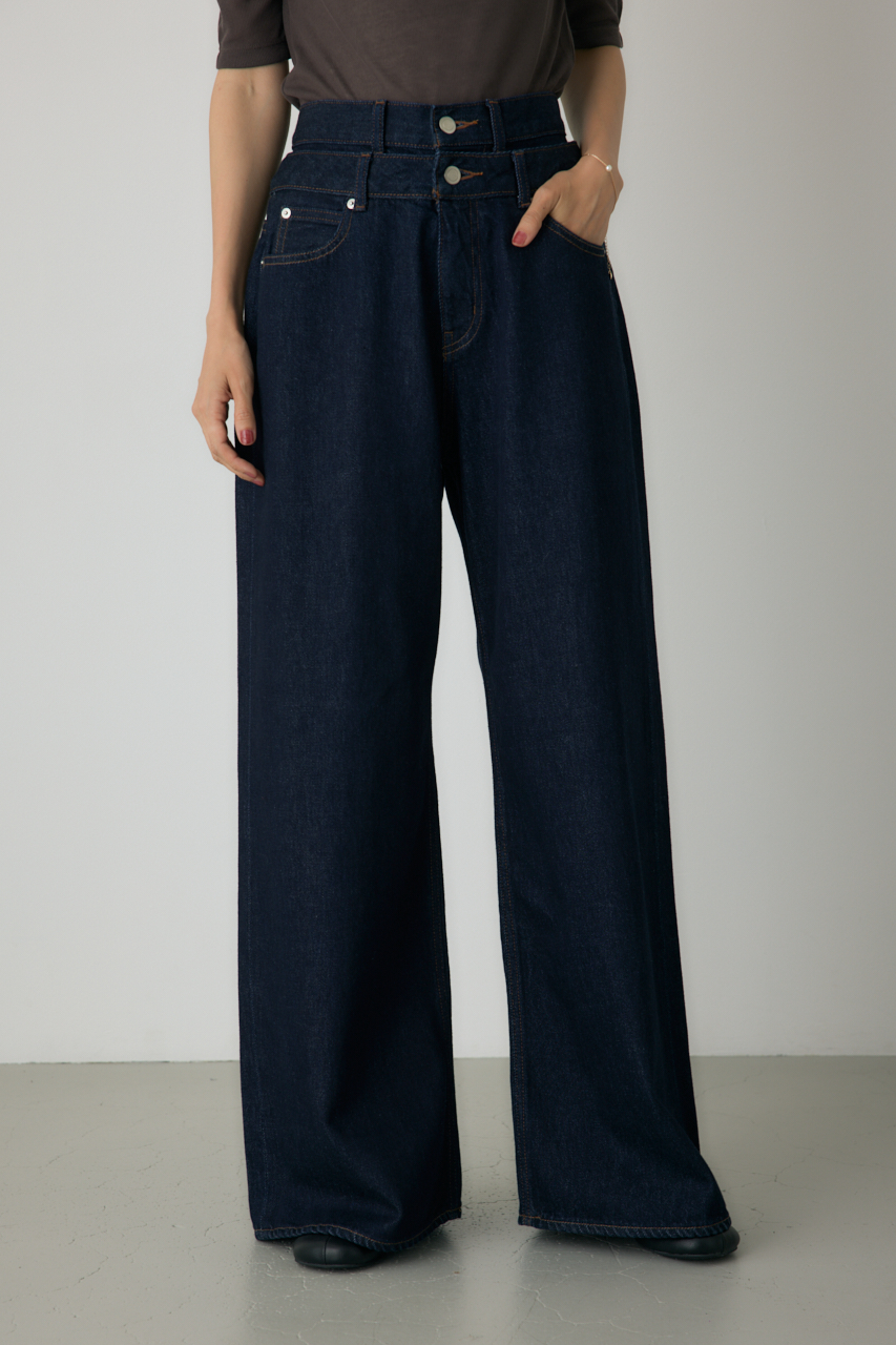 crie conforto】ダブルウエストバギーデニム｜WOMEN｜254IAT12-0021