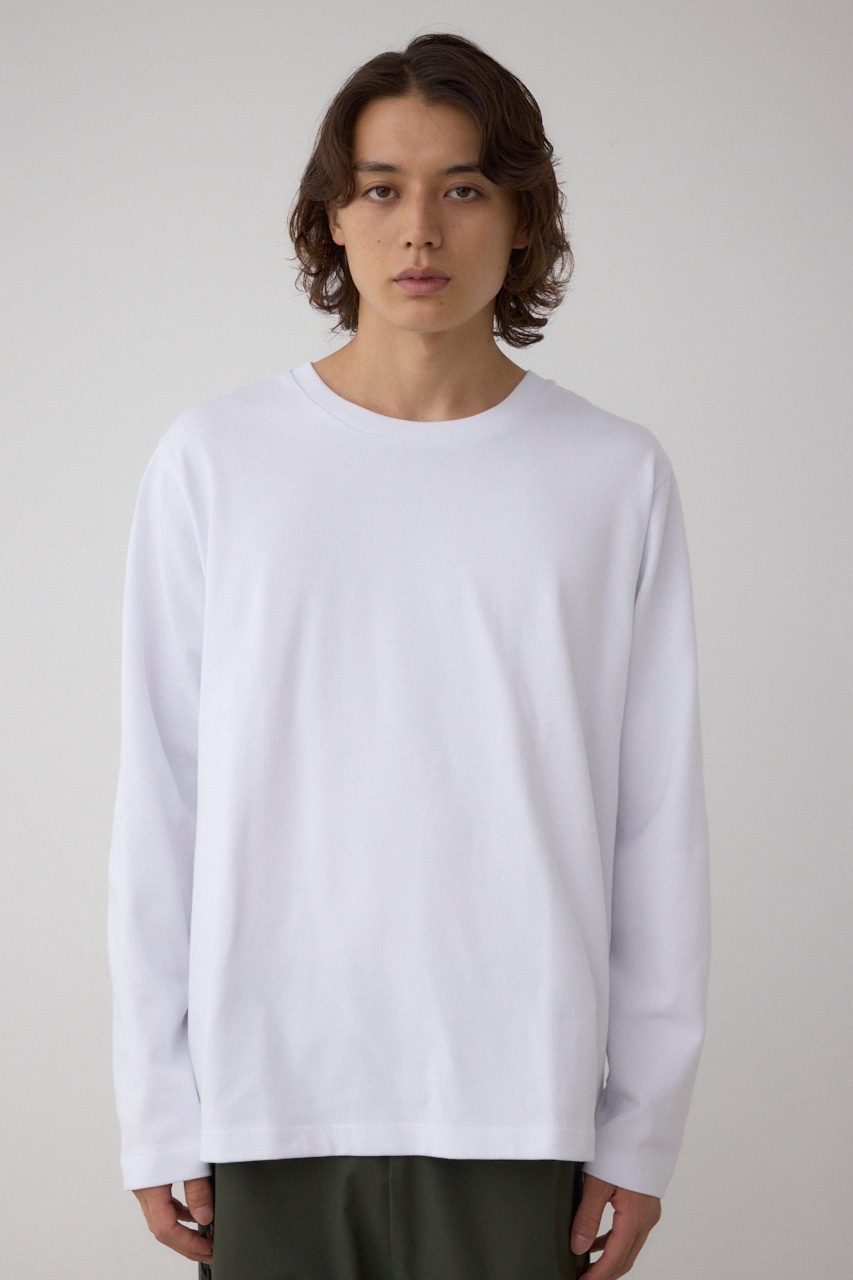 引き揃え天竺長袖トップス｜MEN｜251IAB80-2571｜AZUL BY MOUSSY