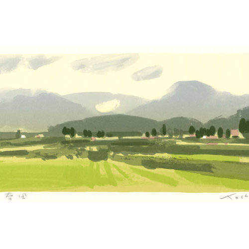 有明山の版画 | 安曇野SKY版画工房