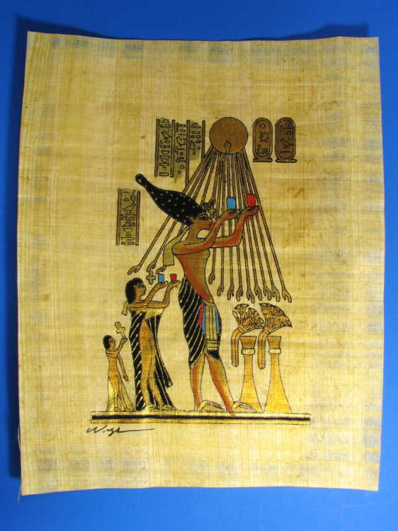 パピルス絵画 エジプトお土産