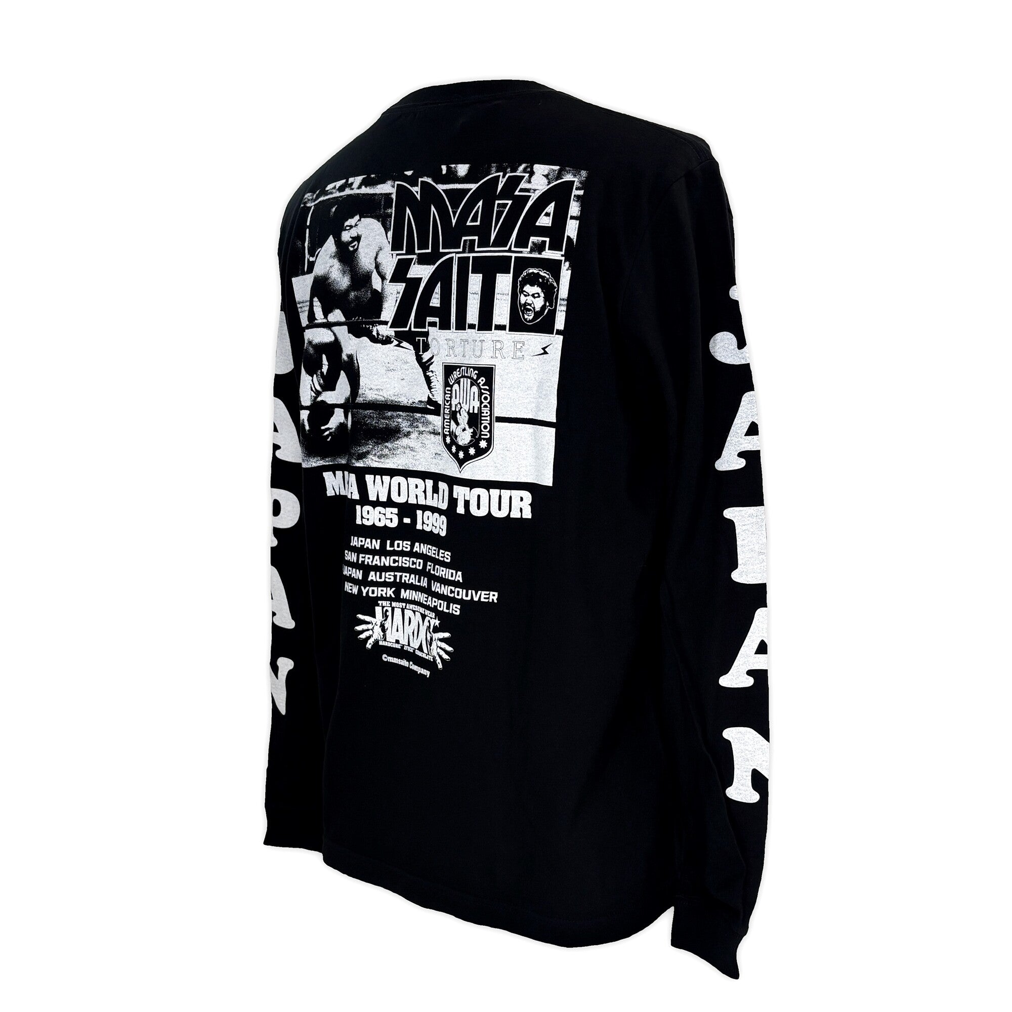 マサ斎藤 2024 ロングスリーブTシャツ (JAPAN・ブラック) – プロレス