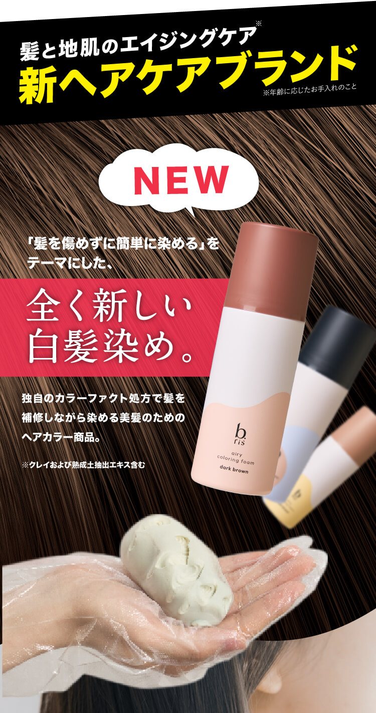 b.ris airy coloring foam｜b.ris（ビーリス）『髪を最高の味方に。』