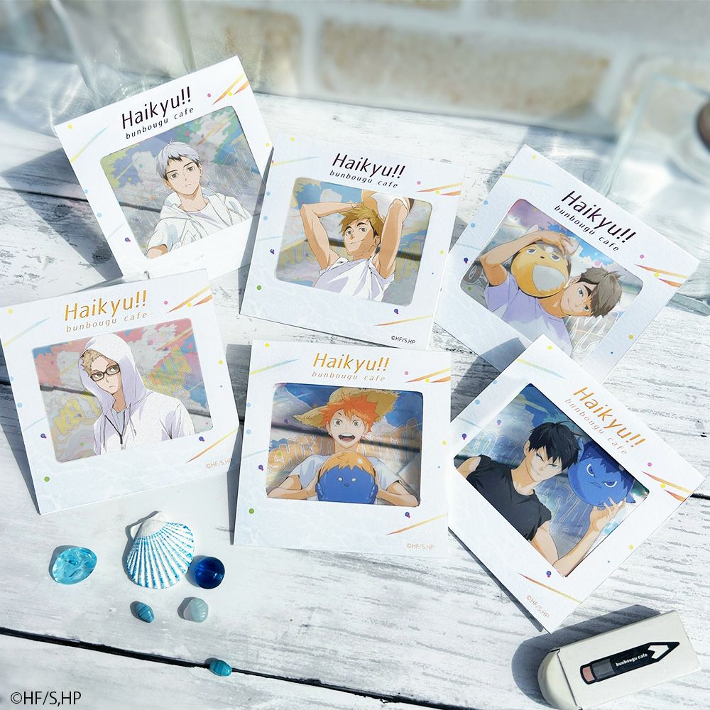 ハイキュー!!×文房具カフェ カラービーチモチーフ フレーム付き