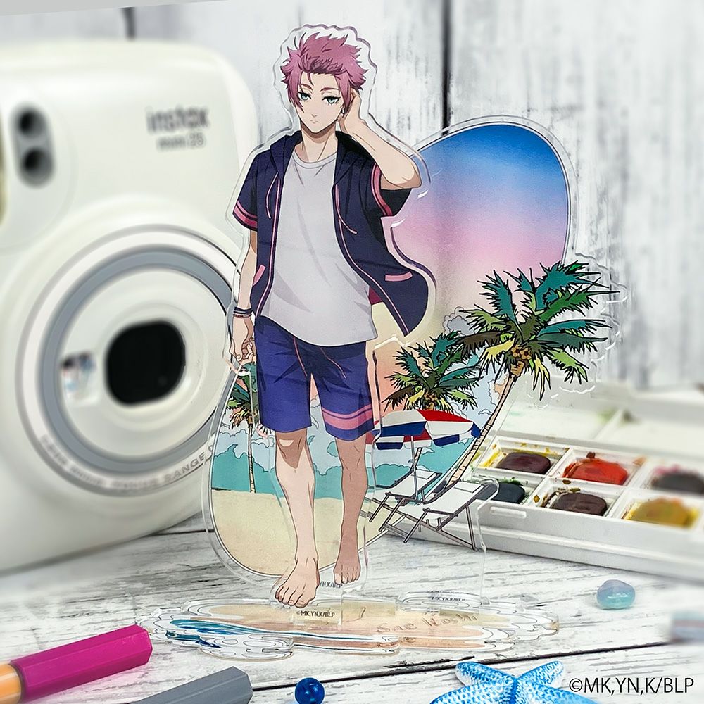 ブルーロック×文房具カフェ シーサイドモチーフ ジオラマアクリル