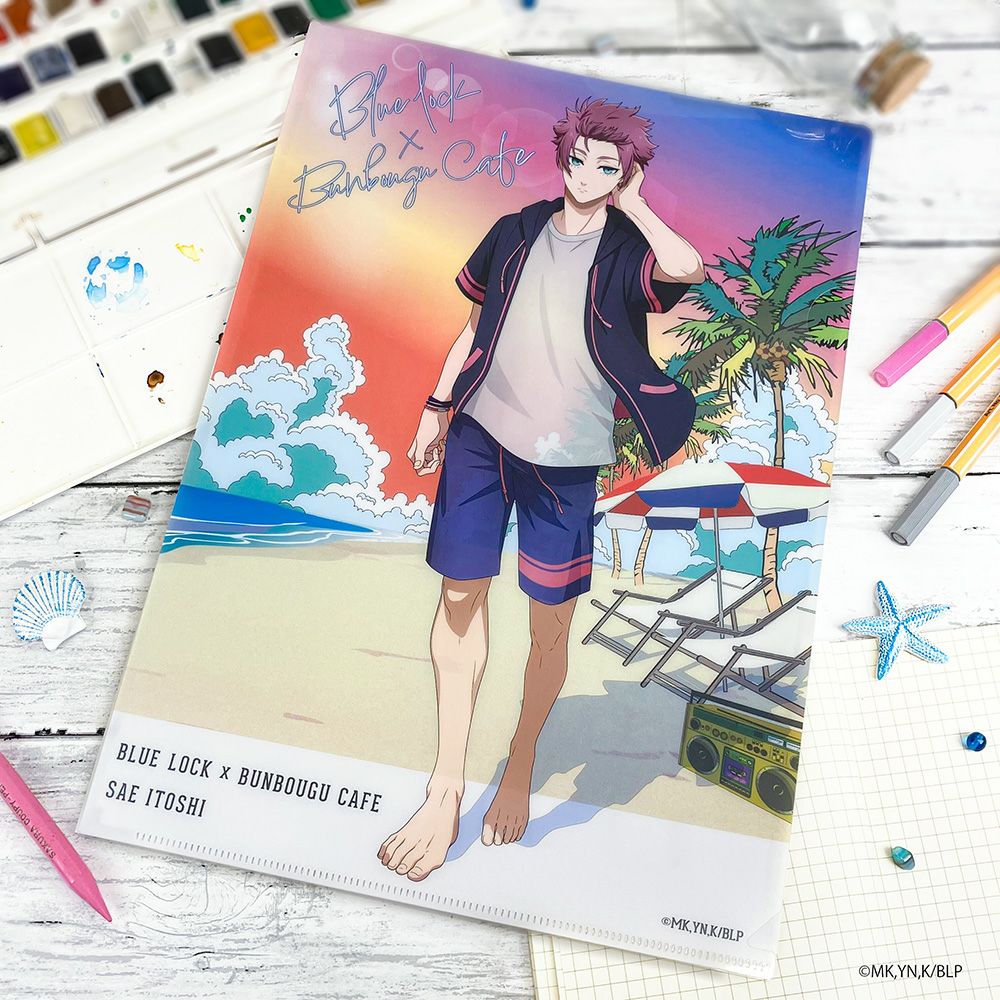 ブルーロック×文房具カフェ シーサイドモチーフ クリアファイル 糸師
