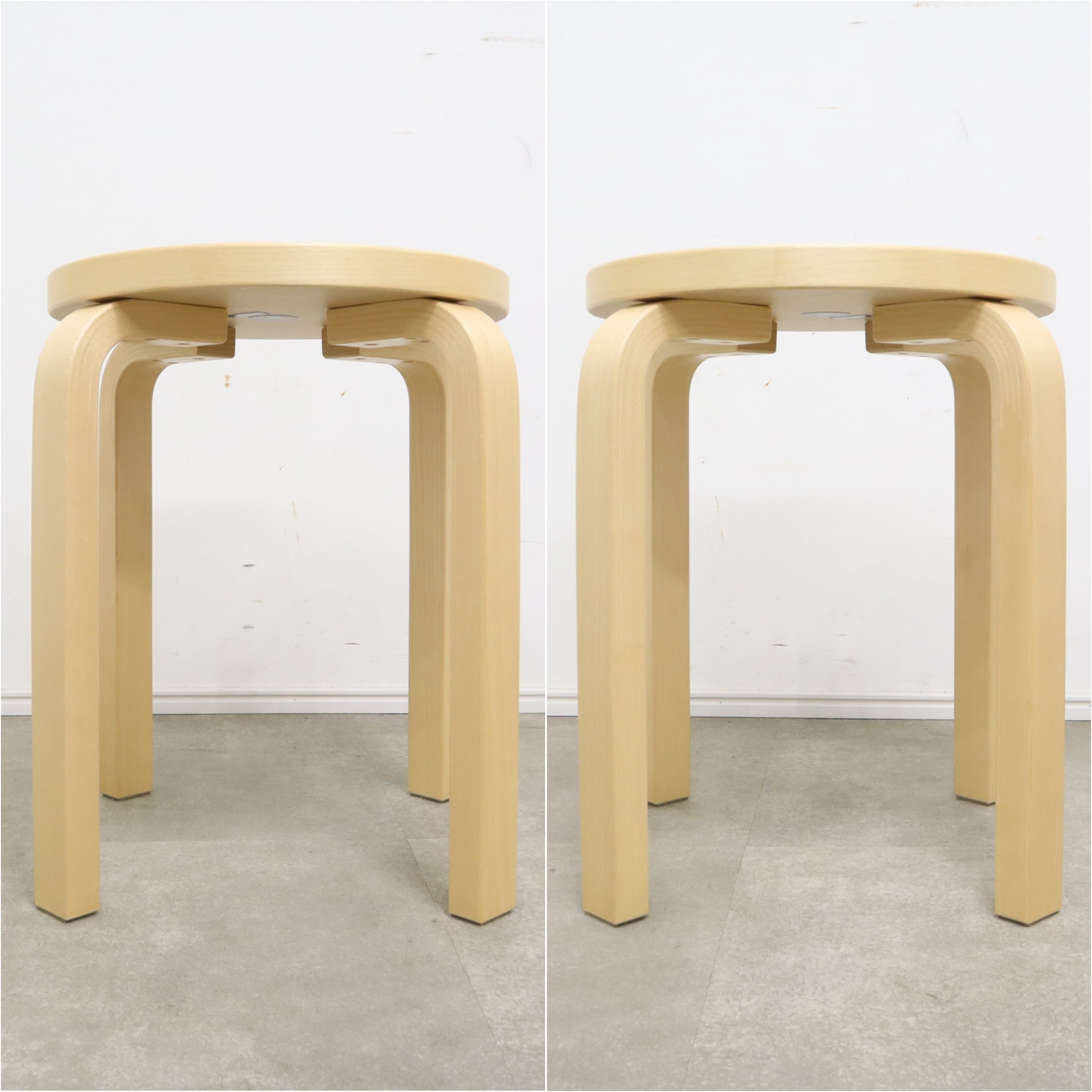 アルテック（Artek）Stool 60スコープ別注 リノリウム （ヴェイパー 19