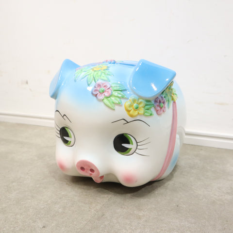 水色のブタさん貯金箱 – バナルオンラインショップ（BANUL）の通販なら