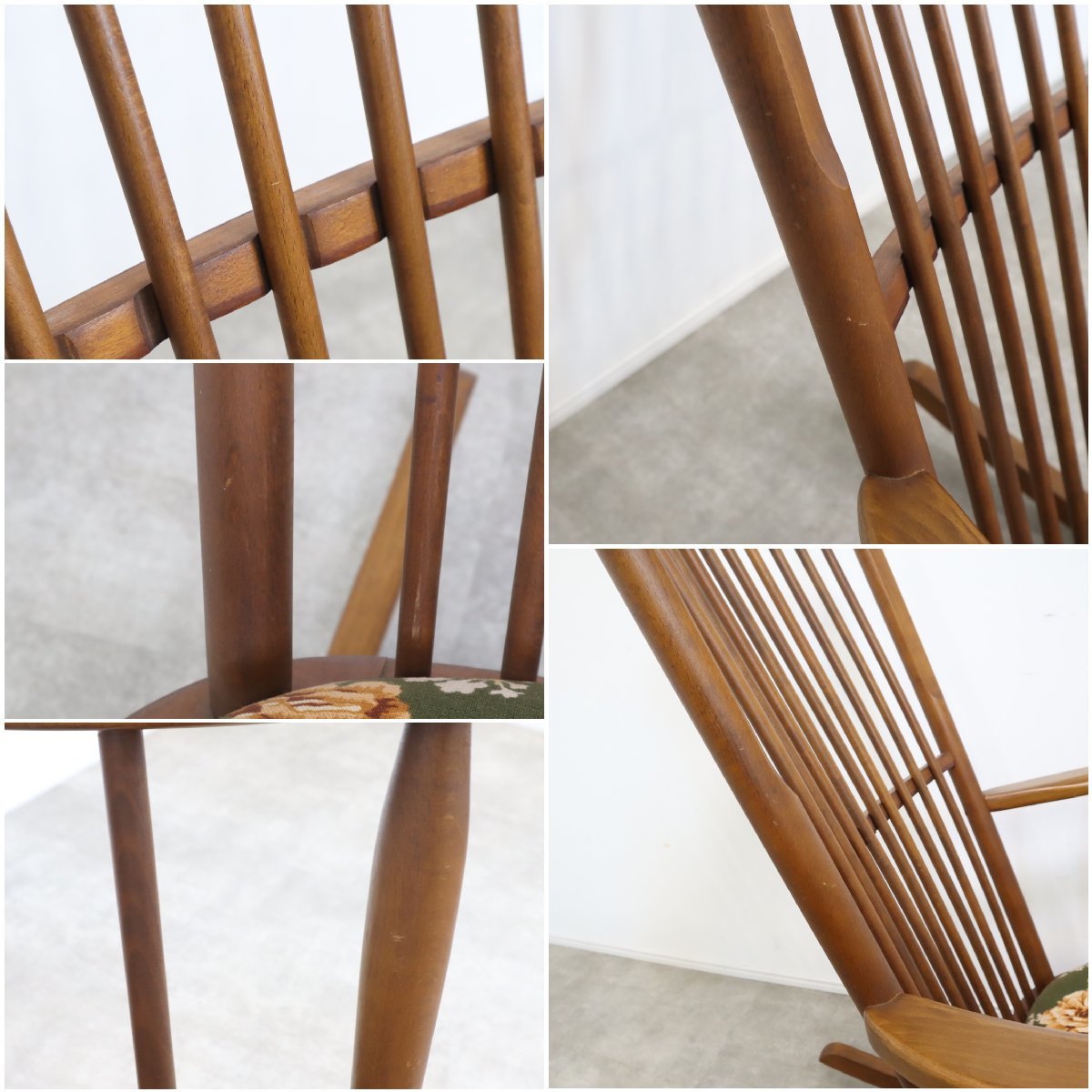 花柄座面が可愛い！松田家具 ロッキングチェア – バナルオンライン