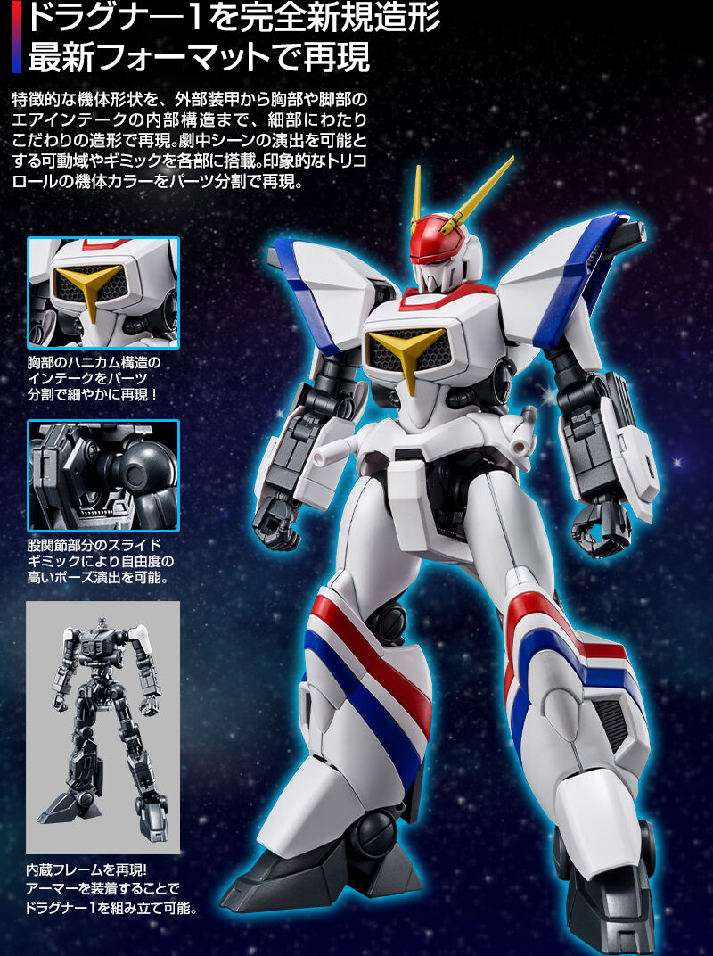 HG 1/144 ドラグナー1 リフター1装備タイプ｜プレミアムバンダイ