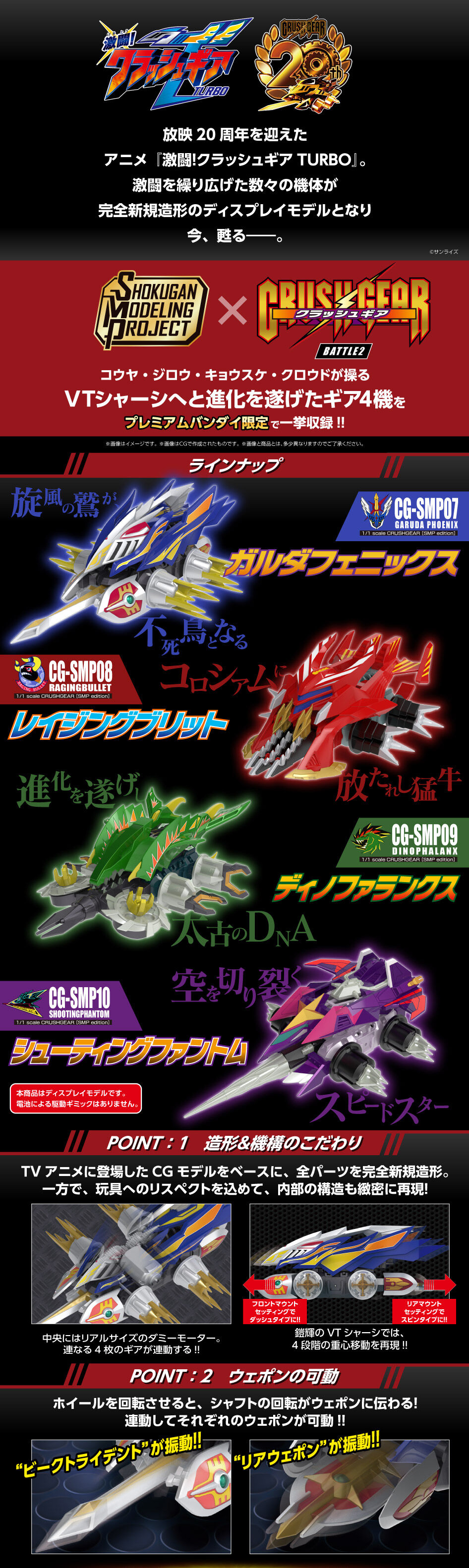 SMP [SHOKUGAN MODELING PROJECT] クラッシュギア BATTLE2【プレミアム