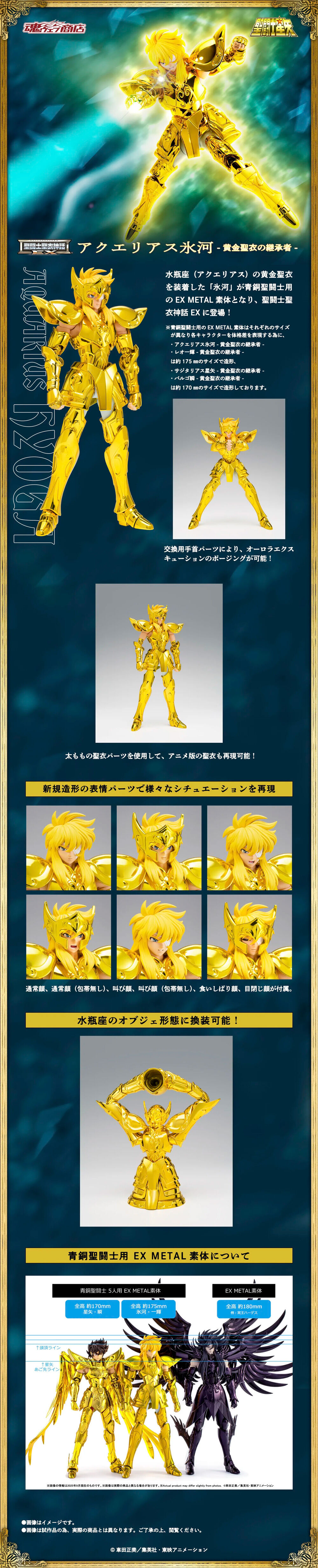 聖闘士聖衣神話EX アクエリアス氷河-黄金聖衣の継承者- | 聖闘士星矢