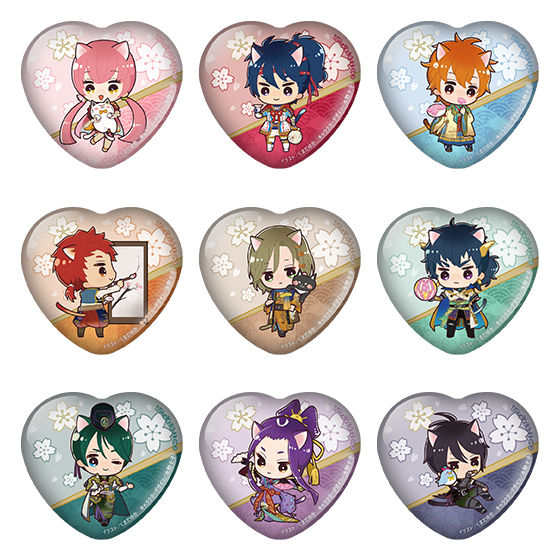 遙かなる時空の中で in ナンジャタウン2020」ハート缶バッジ