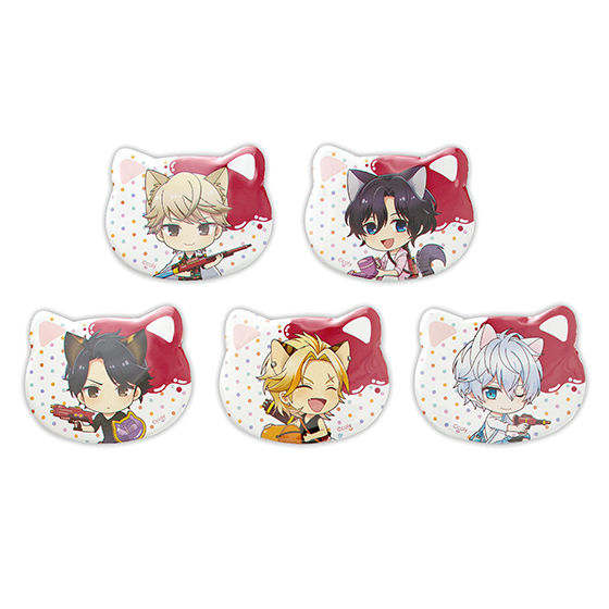 スタンドマイヒーローズ in ナンジャタウン」ねこ型缶バッジ