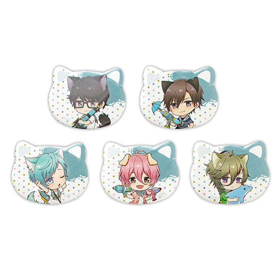 スタンドマイヒーローズ in ナンジャタウン」ねこ型缶バッジ