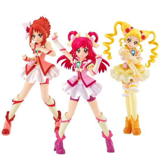 Yes!プリキュア5GoGo!」より、キュアドリーム、キュアルージュ、キュア