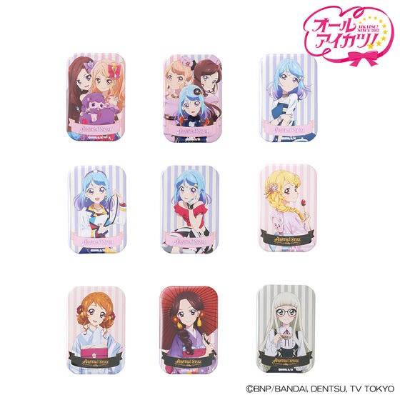 アイカツ！シリーズ スクエア缶バッジ フルセット | アイカツ