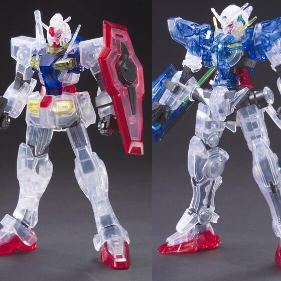 HG 1/144 ガンダムエクシア リペアII & Oガンダム(実践配備型)クリア