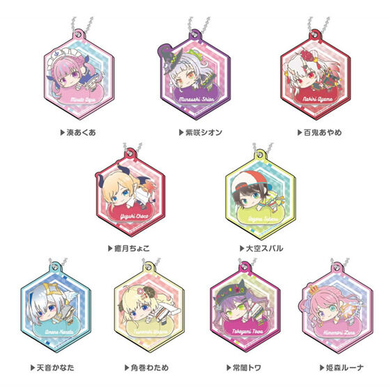 キラッとデコフレアクリルキーホルダー ホロライブ はぐみーつ D BOX