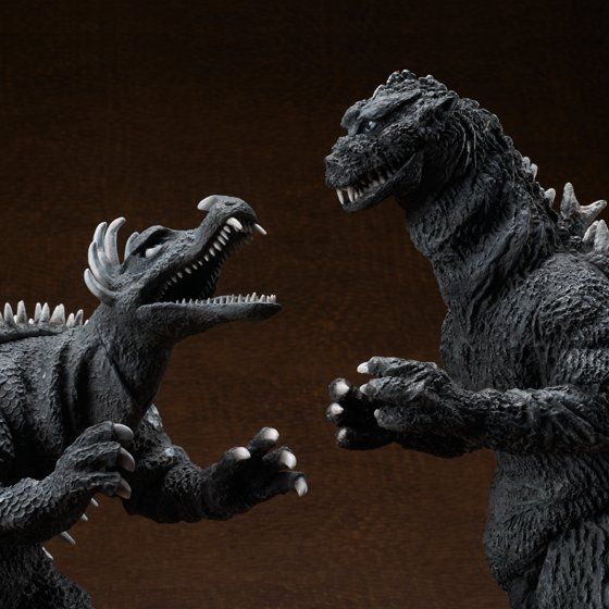 東宝30cmシリーズ ゴジラ1955 & アンギラス1955 限定対決セット【送料
