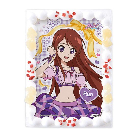 キャラデコプリントケーキ アイカツ！ 紫吹 蘭 | アイカツ！シリーズ