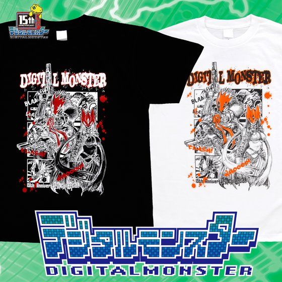 デジタルモンスター デジモン15周年記念Tシャツ | デジモン