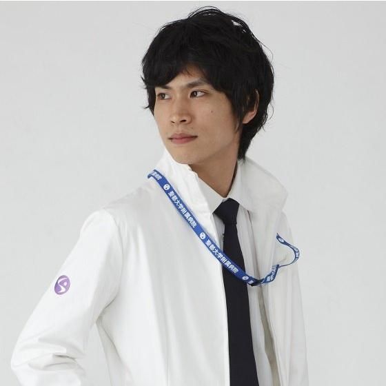 仮面ライダーエグゼイド 聖都大学附属病院 ストラップ（ブルー