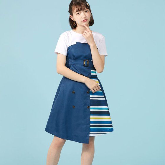 アイカツ!カード付】マテリアルカラー マルチストライプコーデセット