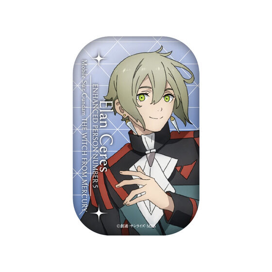 機動戦士ガンダム 水星の魔女 キャラポップストア スクエア缶バッジ