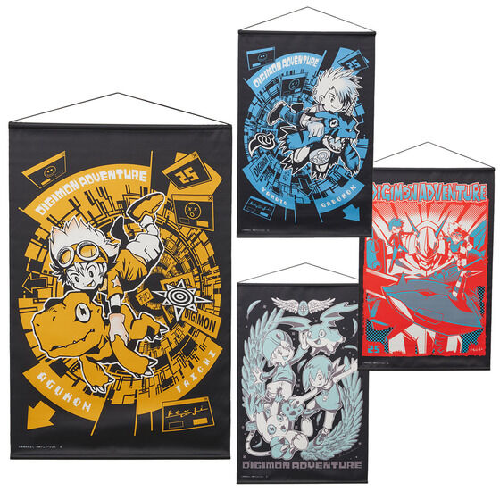 渡辺けんじ氏デザイン デジモンアドベンチャー25周年タペストリー