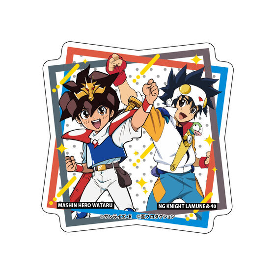 魔神英雄伝ワタル』×『NG騎士ラムネ&40』ダイカットステッカーセット