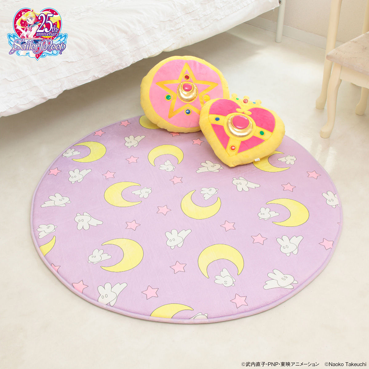 美少女戦士セーラームーン うさぎのお布団柄お部屋マット | 美少女戦士