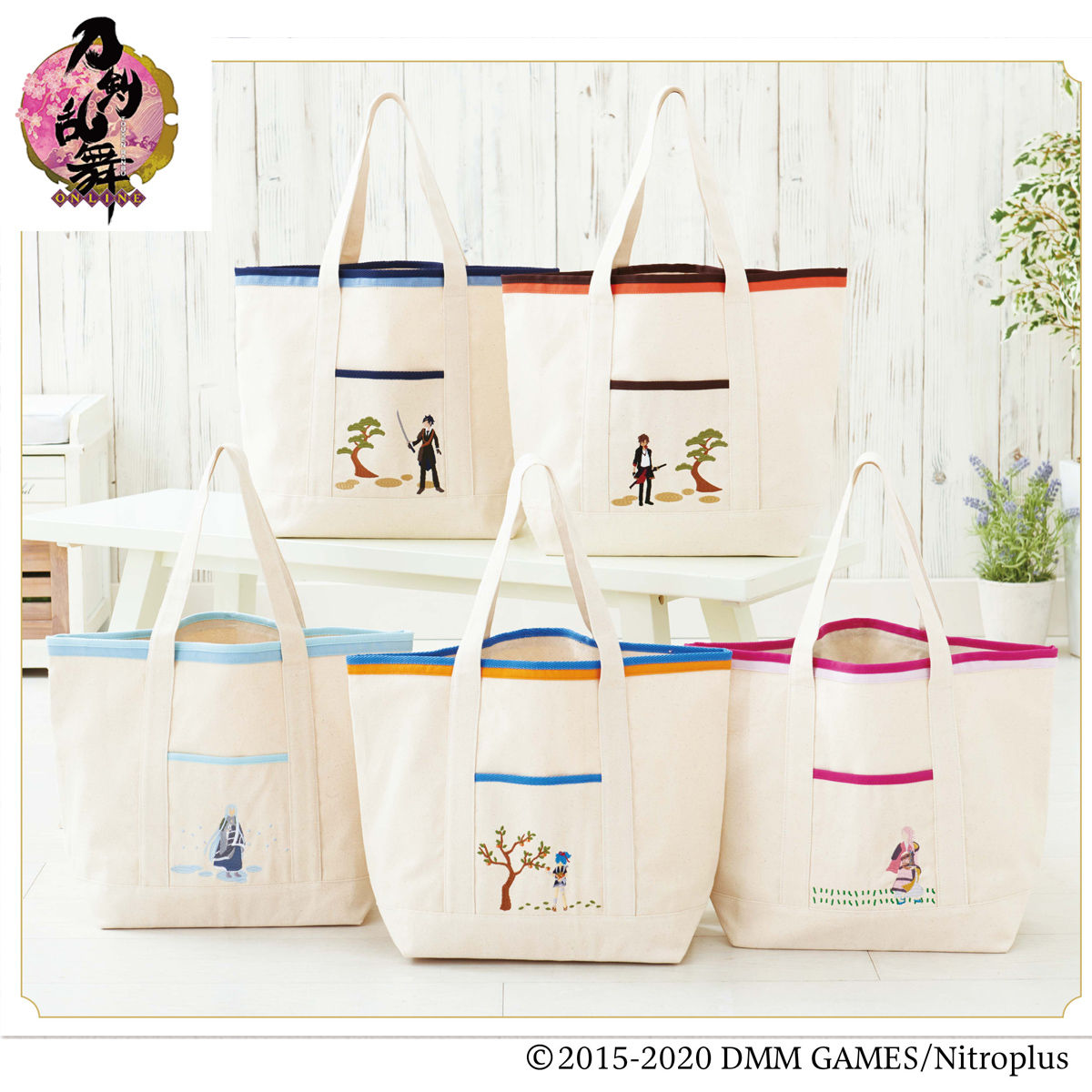 刀剣乱舞-ONLINE- 刺繍トートバッグ第2弾 | 刀剣乱舞ONLINE