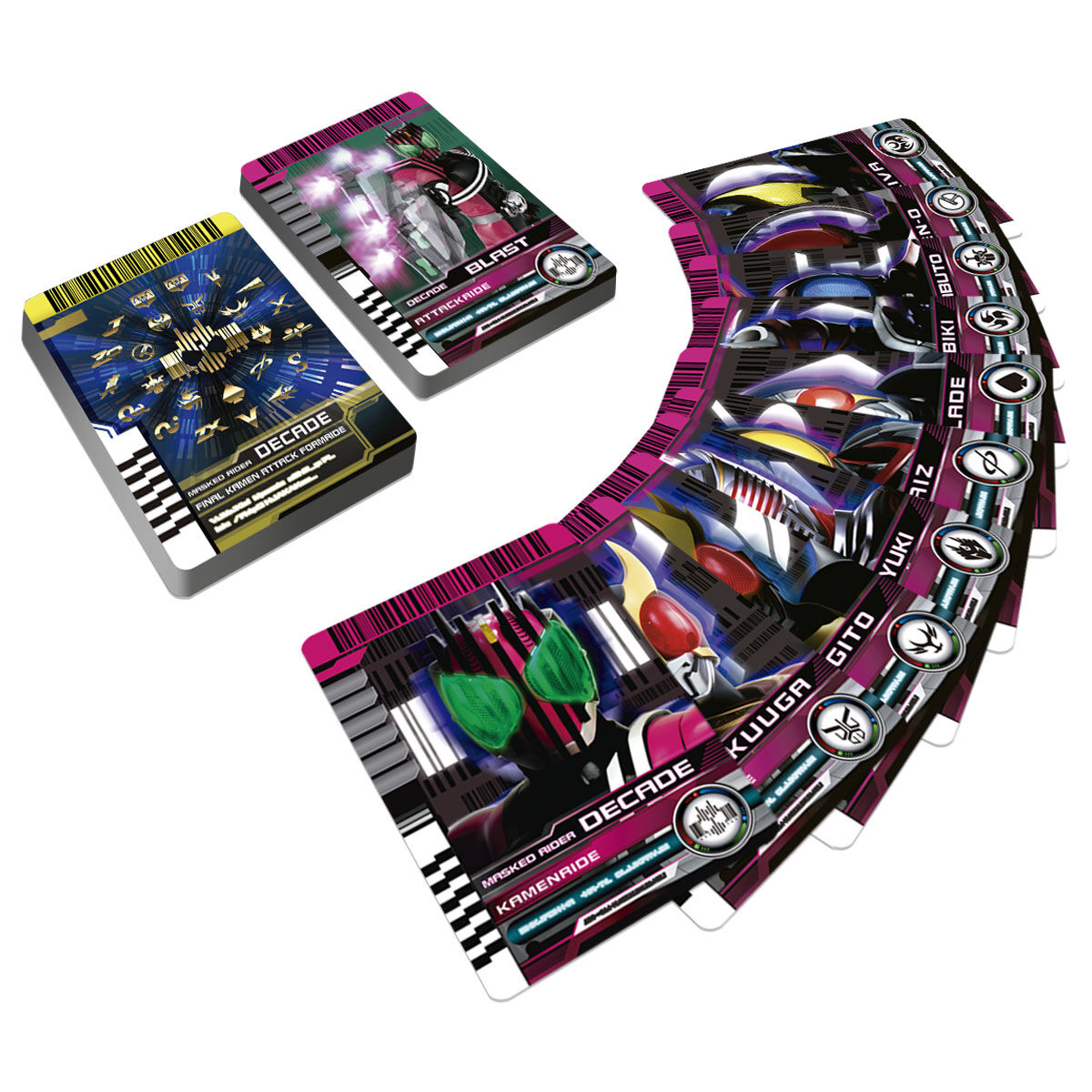 CSMライダーカードセット -DECADE- | 仮面ライダーディケイド