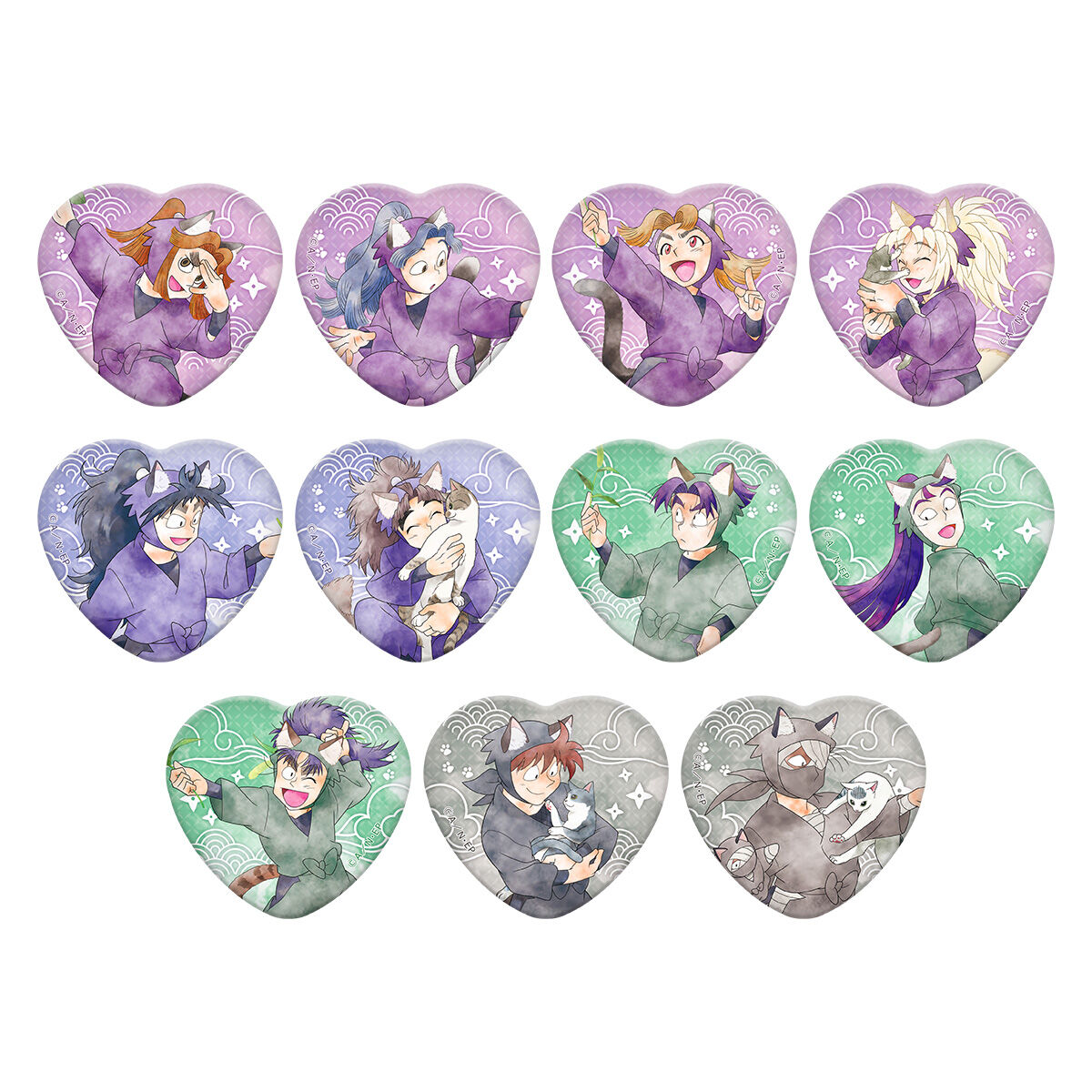 忍たま乱太郎 in ナンジャタウン ～猫屋敷で大捜索の段～」 ハート缶