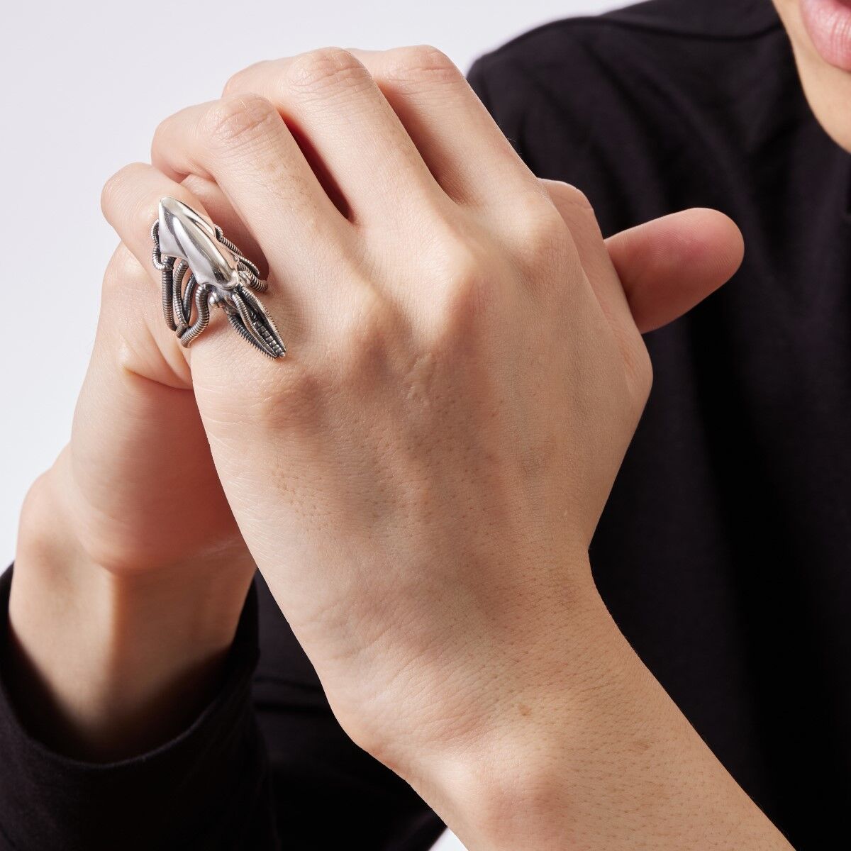 仮面ライダーリバイス×JAP工房 デッドマンズ オルテカ silverリング