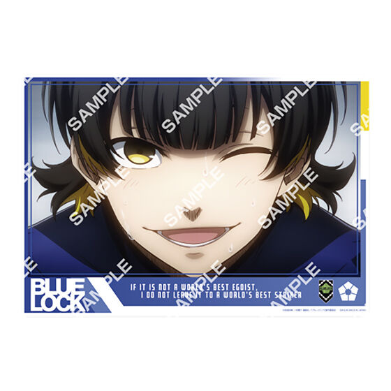 ジャンボカードダス/フラットガシャポン】ブルーロック クリア