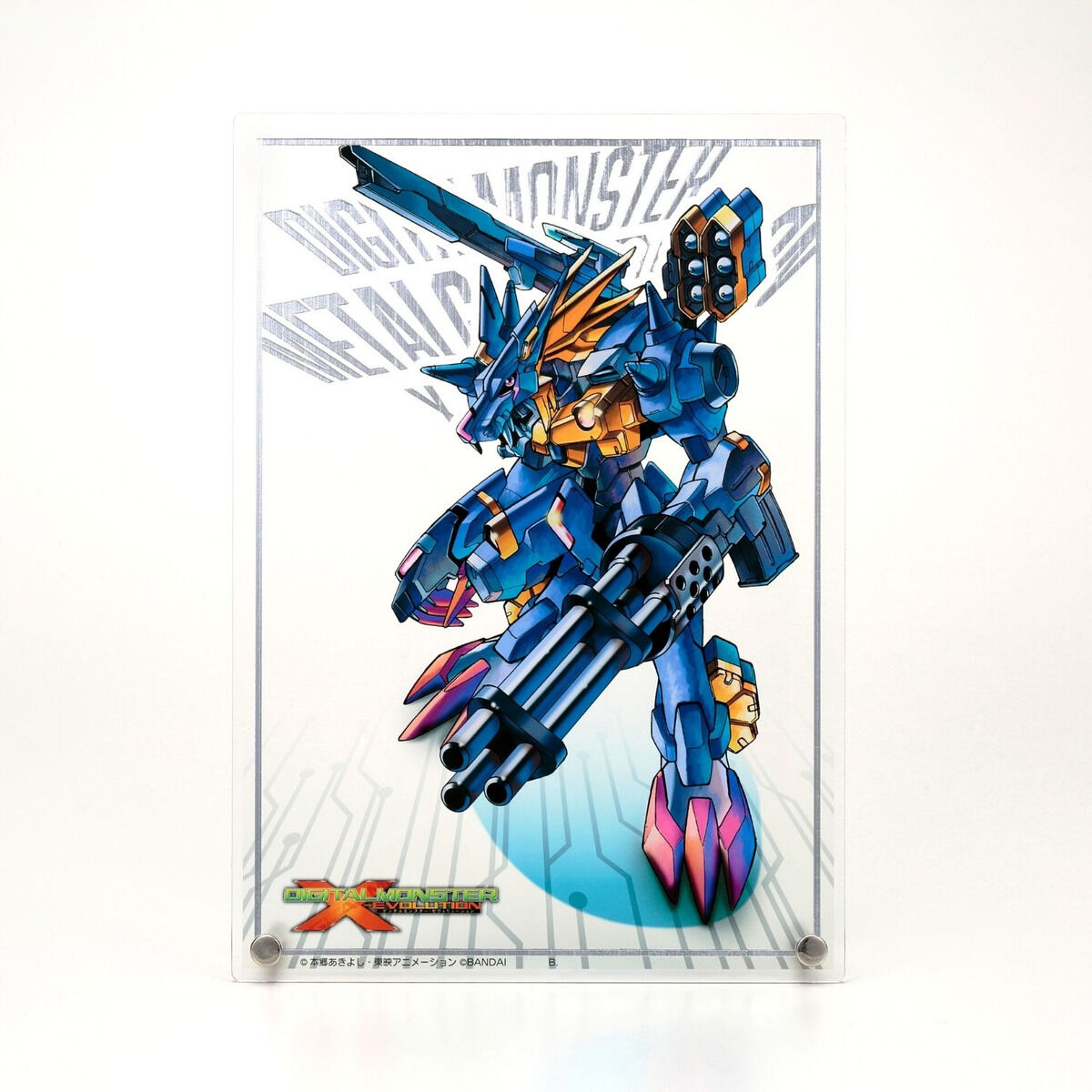 X抗体デジモン アクリルボード（メタルガルルモン（X抗体