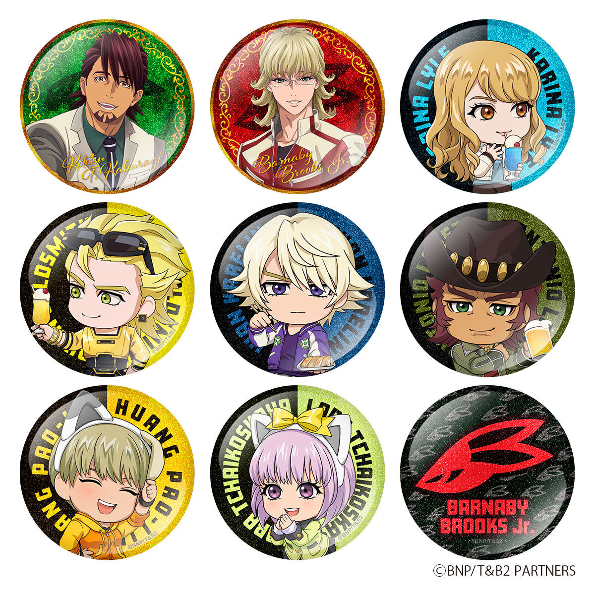 TIGER & BUNNY 2 in NAMJATOWN 缶バッジコレクション B | TIGER