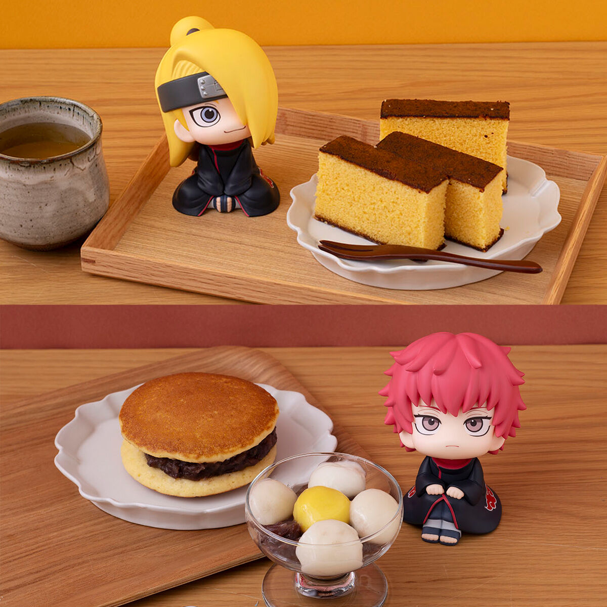 るかっぷ NARUTO-ナルト- 疾風伝 サソリ＆デイダラ セット【限定座布団