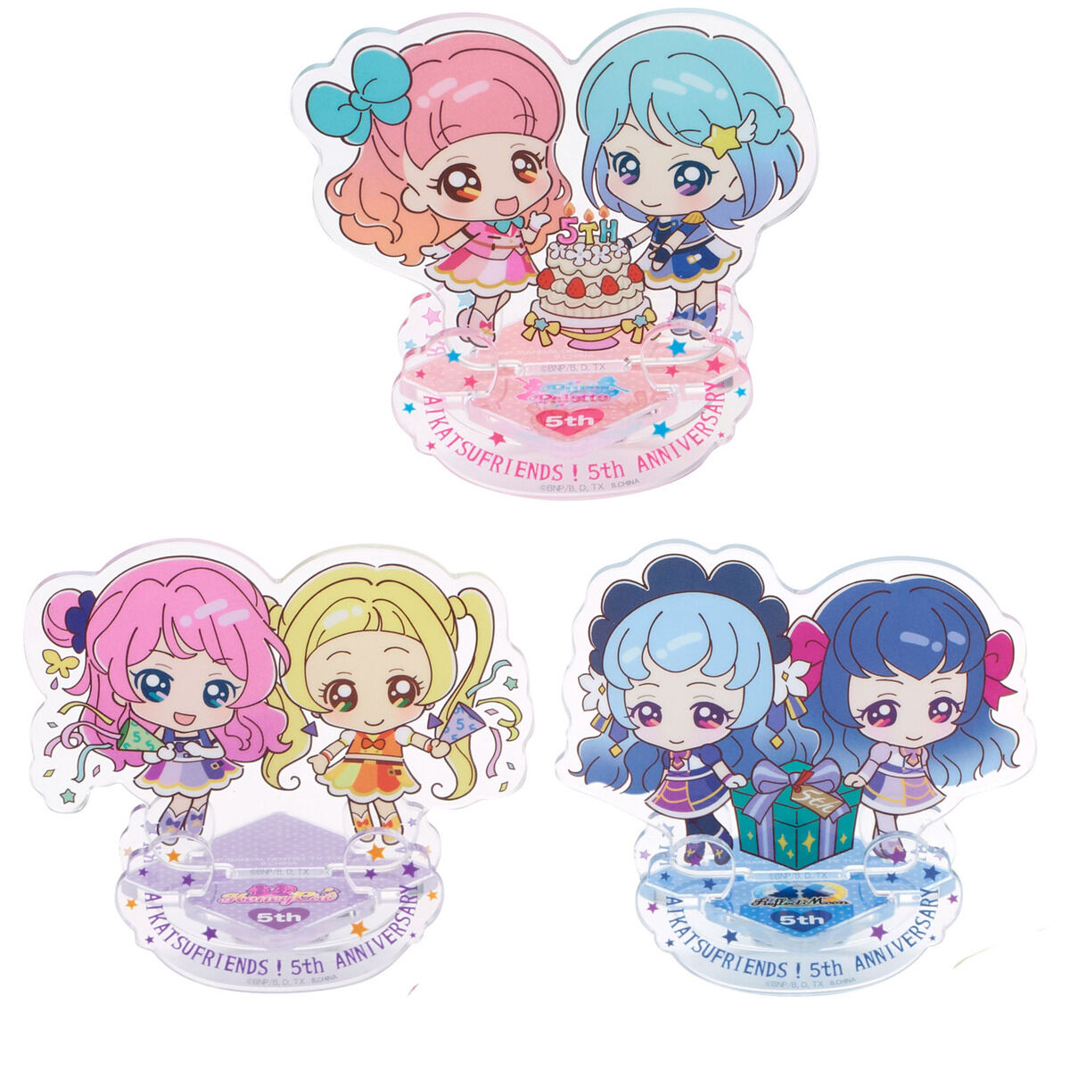 再販】アイカツフレンズ！5th ANNIVERSARYゆらゆらアクリルスタンド