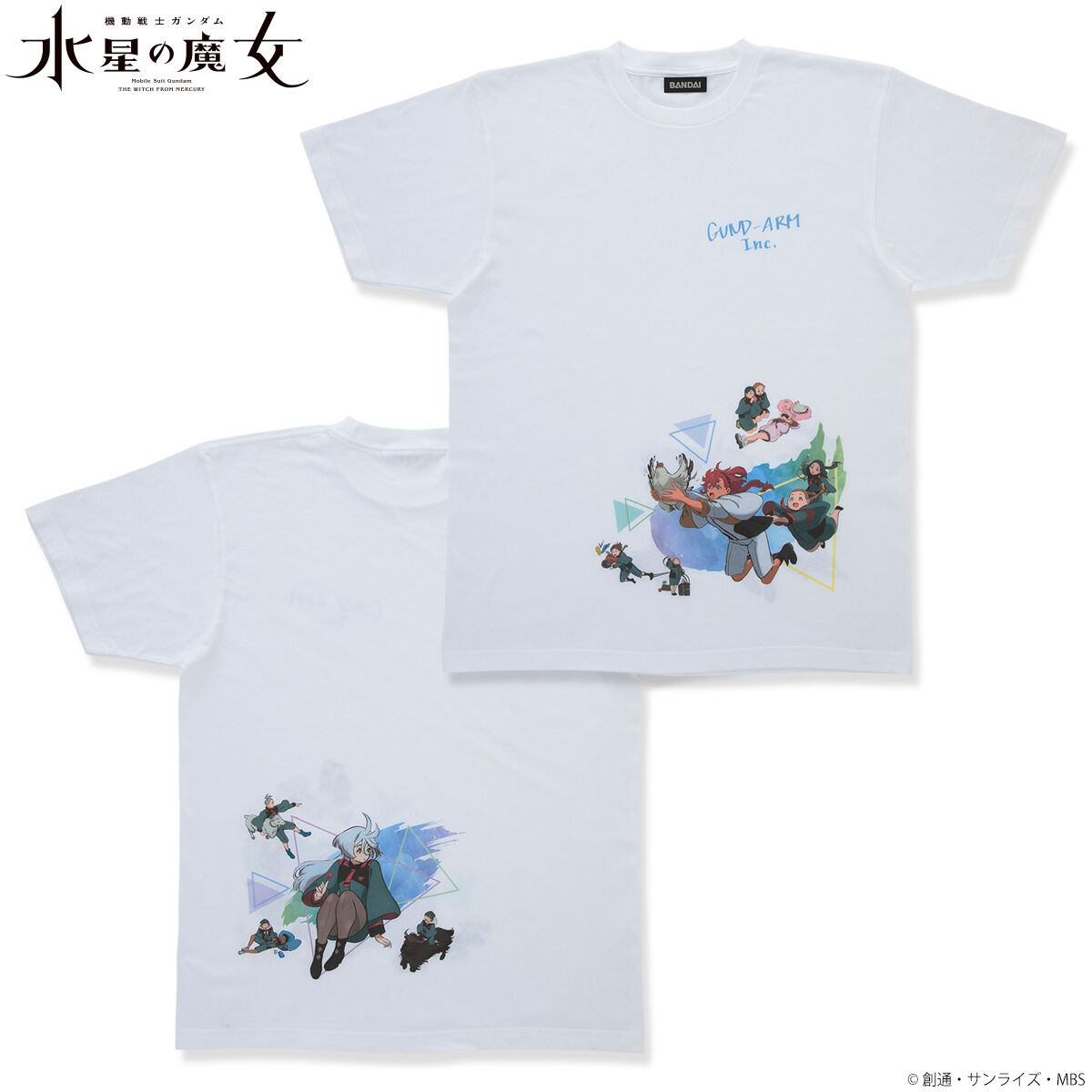 機動戦士ガンダム 水星の魔女EXPO Tシャツ ホワイト M | ガンダム