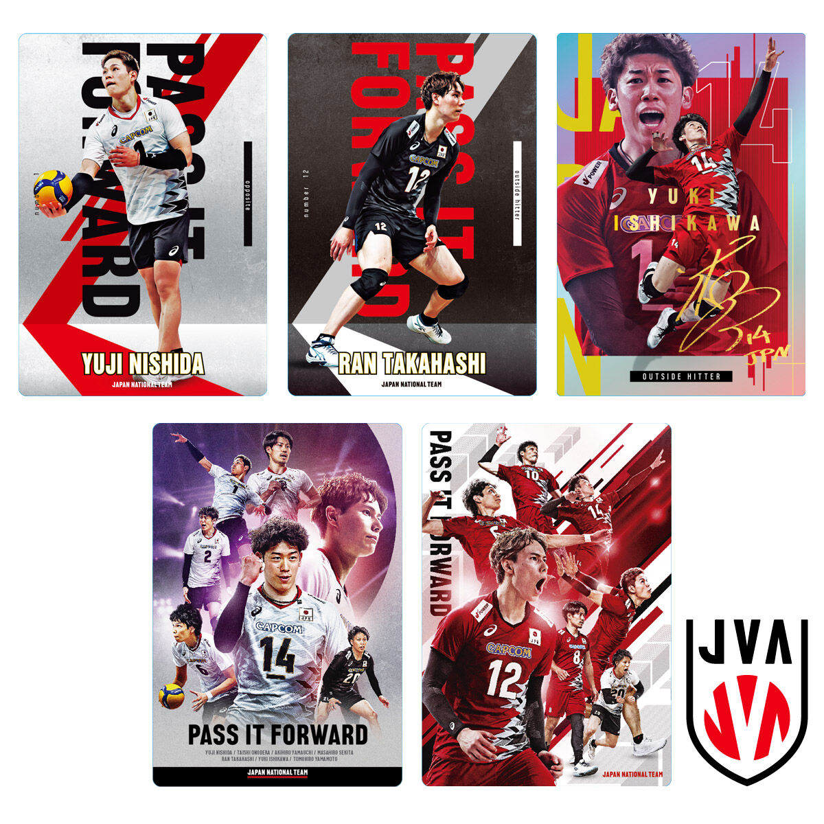 JAPAN NATIONAL VOLLEYBALL TEAM ツインウエハース｜発売日：2025年1月