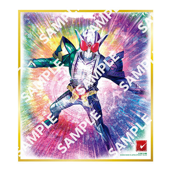 フラットガシャポン】仮面ライダー色紙ART GPエディション3