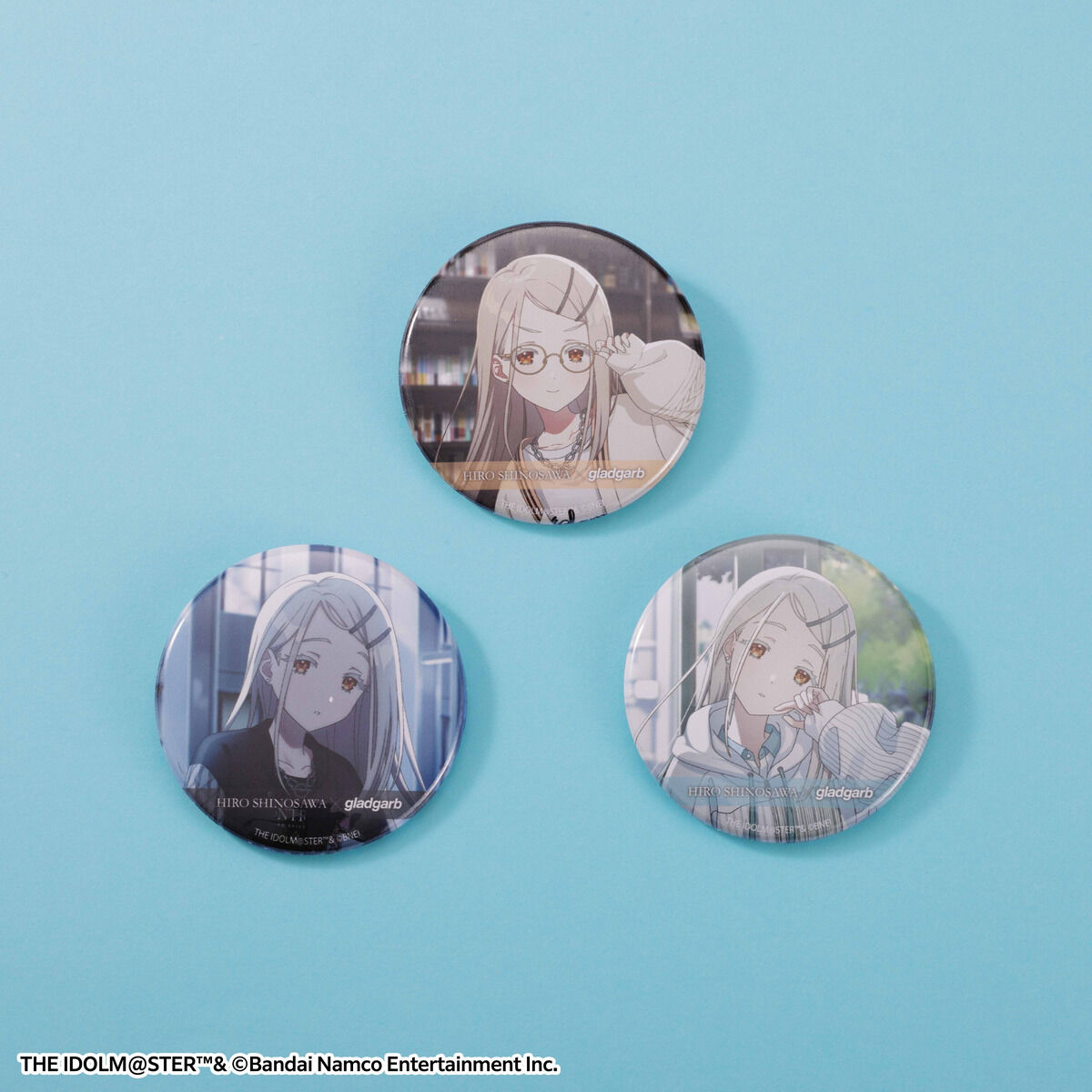 学園アイドルマスター×gladgarb 篠澤 広 缶バッジセット（全1種