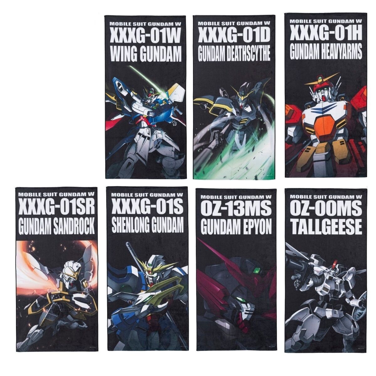 新機動戦記ガンダムW モビルスーツバスタオル （縦） （全7種）【2025